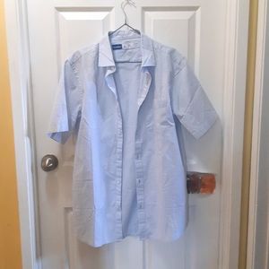 Men's medium tall button up shirt